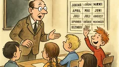 Witz: In der Schule erklärt man den Kalender