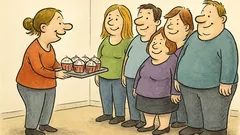 Witz: Mein Diätplan: Cupcakes für Freunde