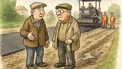 Witz: Vor fünf Jahren versprachen sie Asphalt…