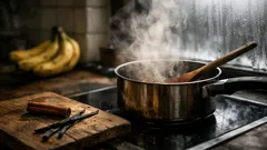 Bananen-Atole Rezept: cremiges mexikanisches Heißgetränk mit Zimt und Vanille