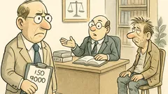 Witz: Ein ISO‑9000‑Prüfer betritt eine Kanzlei