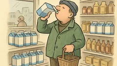 Witz: Warum trinken Ostfriesen Milch im Laden?