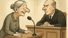 Witz: Zeugin, wie heißen Sie?