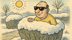 Witz: Beim ersten Sonnenstrahl im Februar tauchen sie