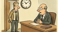 Witz: Der Chef zum Angestellten: „Sie sind…“