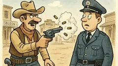 Witz: Im Western flüstert sie nervös zum Freund