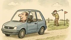 Witz: Lieber Polo fahren, als Golf spielen…