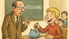 Witz: Lehrer erklärt Versuchung – Peter hat Idee