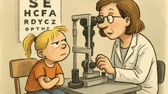 Witz: Klein Gudrun ist beim Augenarzt…