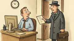 Witz: Kommt der Gerichtsvollzieher ins Büro…