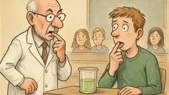 Witz: Erste Vorlesung – Professor bringt ein Glas