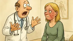 Witz: Arzt sieht verbranntes Gesicht – was passiert?