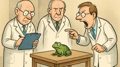 Witz: Im Labor testen sie einen Frosch