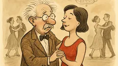 Witz: Der zerstreute Professor Leppig grübelt: