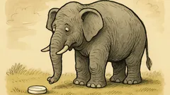 Witz: Warum ist der Elefant grau?