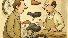 Witz: Ein Mann geht in den Fahrradladen