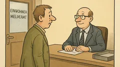 Witz: Neuer Bürger kommt ins Einwohnermeldeamt…