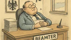 Witz: Beamte tragen den Staat – sehr träge