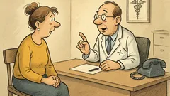 Witz: Herr Doktor, mein Mann redet nachts…