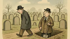 Witz: Ich lese Grabinschriften – unser Heil?