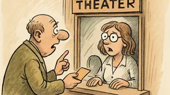 Witz: An der Theaterkasse in Ostfriesland...