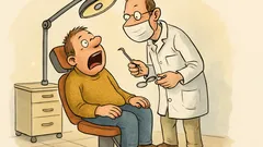 Witz: Womit fangen Zahnschmerzen an?