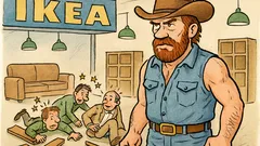 Witz: Chuck Norris vermöbelt mehr Menschen als IKEA