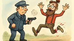 Witz: Ich schoss einem Hipster ins Bein