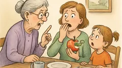 Witz: „Oh nein, ich aß den Wurm…“