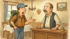 Witz: Ein Berliner Tourist langweilt sich in Bayern