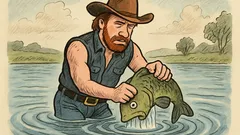 Witz: Chuck Norris ertränkt Fische im Wasser