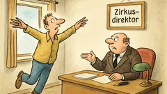 Witz: Kommt ein Mann zum Zirkusdirektor