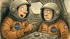 Witz: Im Challenger-Cockpit: „Was für’n Knopf?“