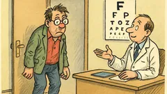 Witz: Kommt ein Mann zum Augenarzt …