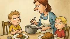 Witz: „Mami, Mami, ich mag meine Schwester…“