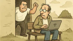 Witz: Gut: ungeschütztes WLAN finden…