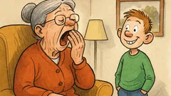 Witz: Oma sagt zu ihrem Enkel