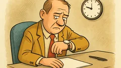 Witz: Warum ich ständig auf die Uhr schaue