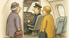 Witz: Zwei alte Damen steigen ins Flugzeug