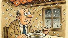 Witz: Wenn es in die Suppe hagelt