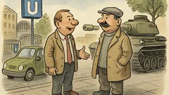 Witz: Ein Amerikaner und ein Russe unterhalten sich