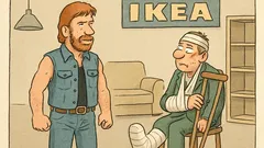 Witz: Chuck Norris vermöbelt mehr als Ikea