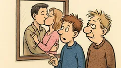 Witz: Warum schließen Mädchen beim Küssen die Augen?