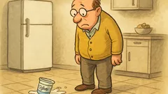 Witz: Ich ließ meinen Joghurt fallen…