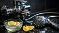 Kalk im Bad entfernen: so wirkt Citronensäure wirklich an WC, Armaturen und Duschkopf