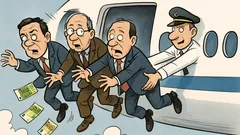 Witz: Schröder, Eichel und Clement im Flugzeug…