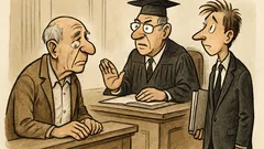 Witz: Richter zum 70-jährigen Angeklagten …