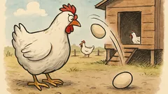 Witz: Warum legen Hühner überhaupt Eier?