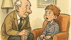 Witz: Onkel Hans fragt Berthold nach Masern