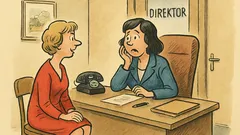 Witz: Elke zur neuen Chefsekretärin-Freundin im Büro